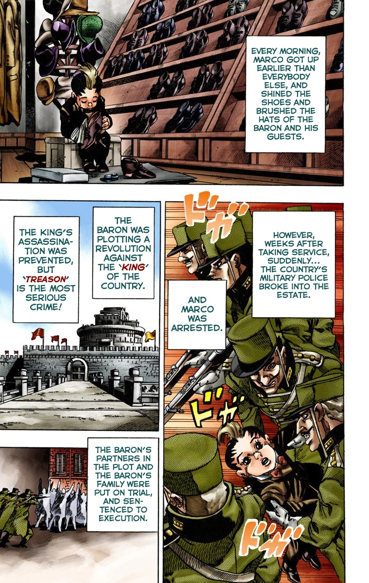 JoJo's Bizarre Adventure Steel Ball Run Colored Manga