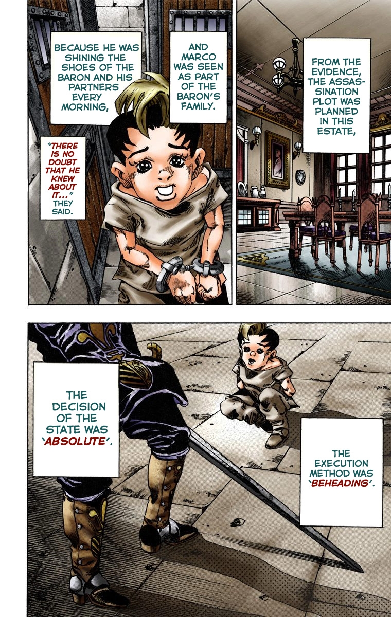JoJo's Bizarre Adventure Steel Ball Run Colored Manga