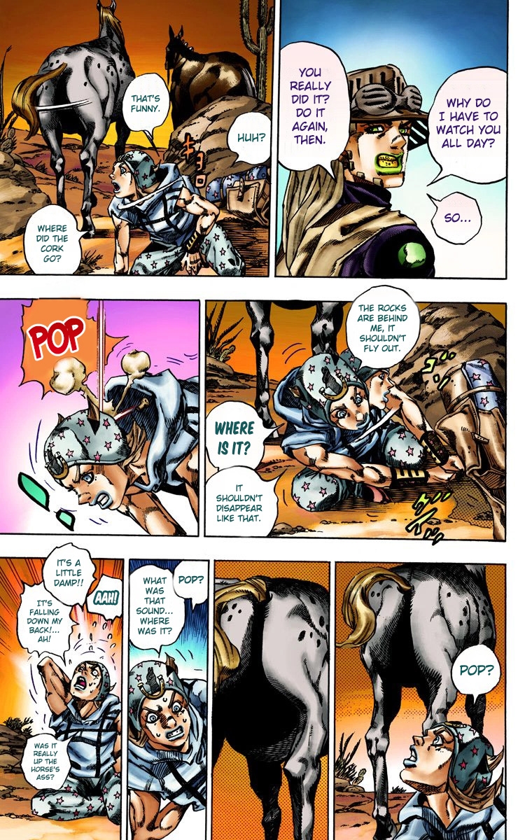 JoJo's Bizarre Adventure Steel Ball Run Colored Manga