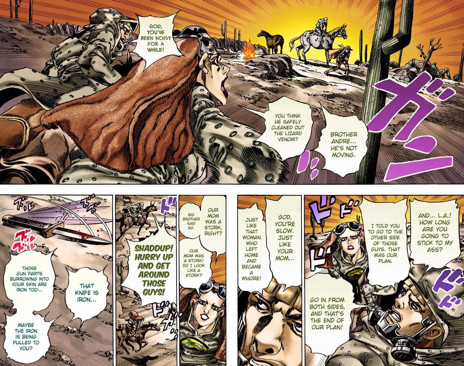 JoJo's Bizarre Adventure Steel Ball Run Colored Manga