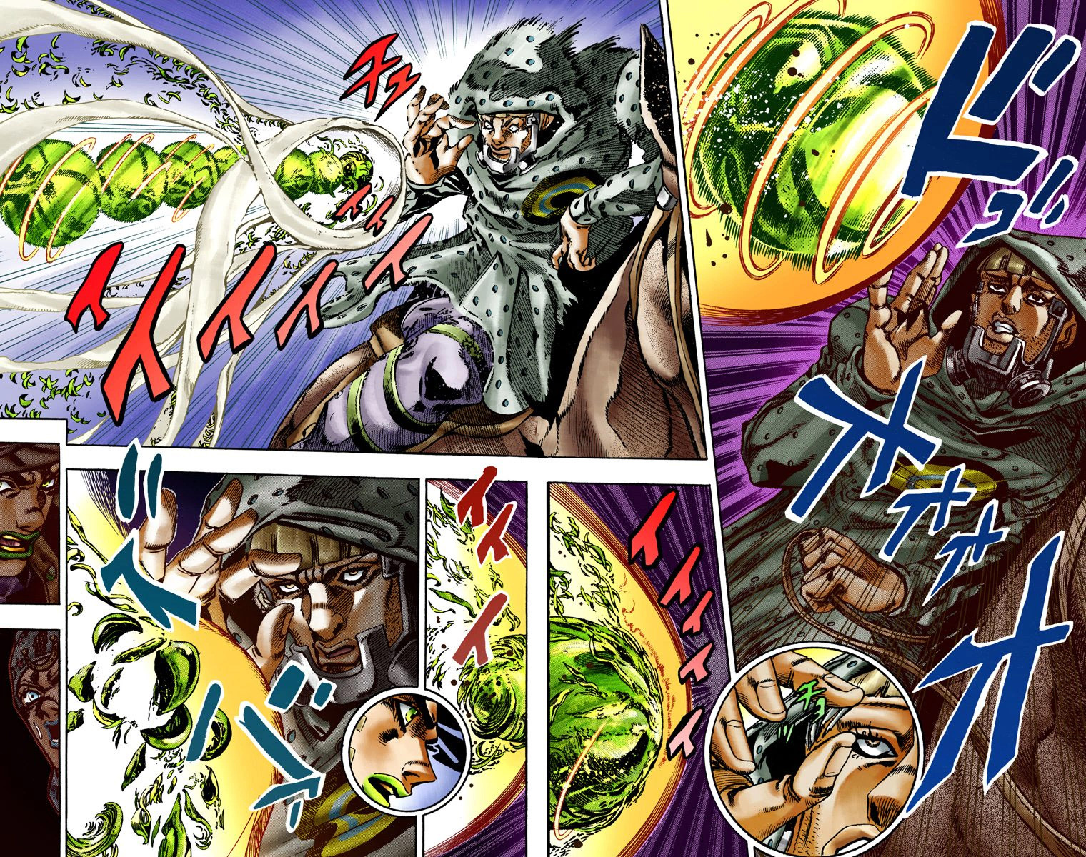 JoJo's Bizarre Adventure Steel Ball Run Colored Manga
