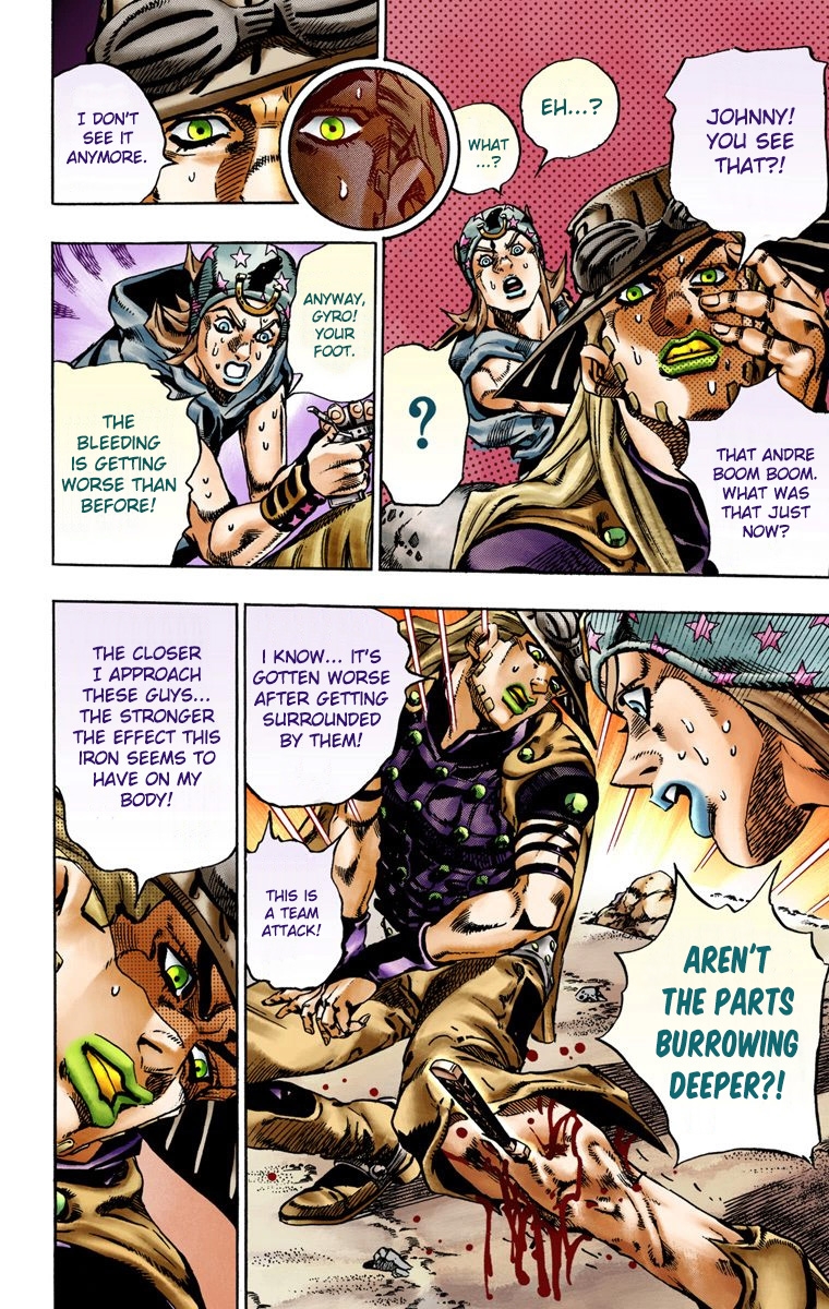 JoJo's Bizarre Adventure Steel Ball Run Colored Manga