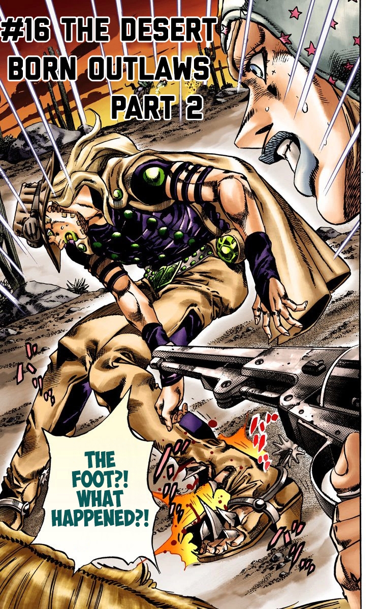 JoJo's Bizarre Adventure Steel Ball Run Colored Manga