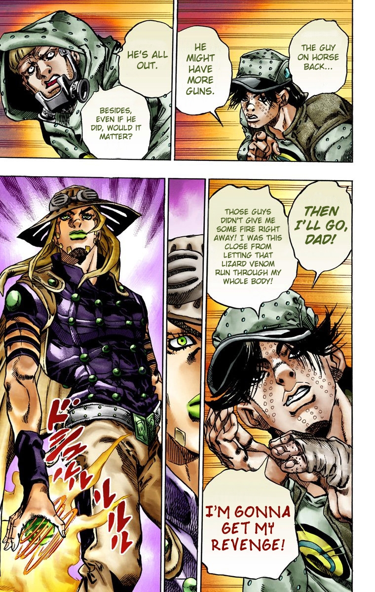 JoJo's Bizarre Adventure Steel Ball Run Colored Manga