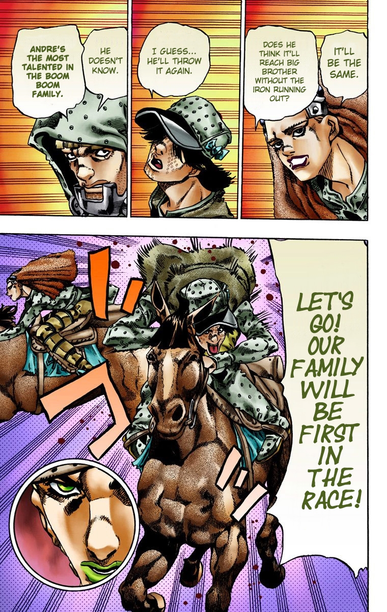 JoJo's Bizarre Adventure Steel Ball Run Colored Manga