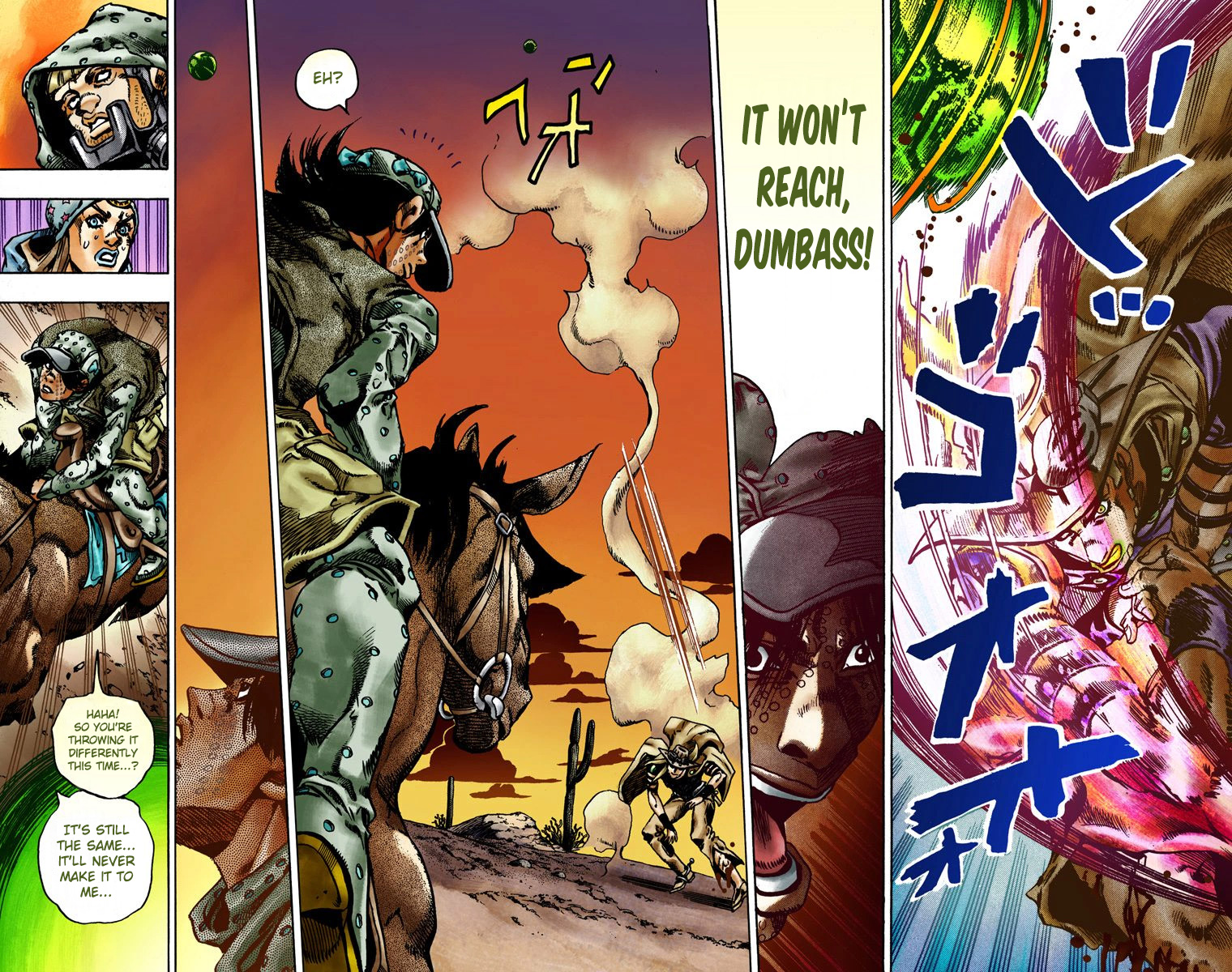 JoJo's Bizarre Adventure Steel Ball Run Colored Manga