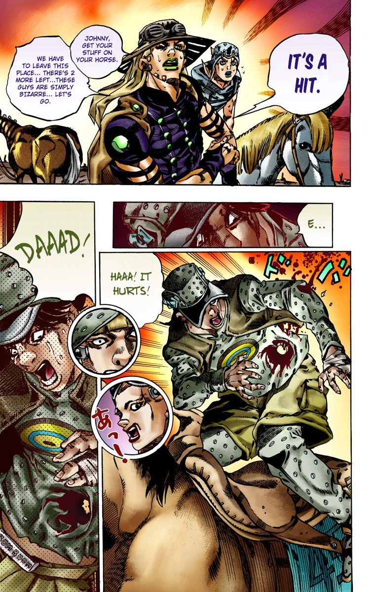 JoJo's Bizarre Adventure Steel Ball Run Colored Manga