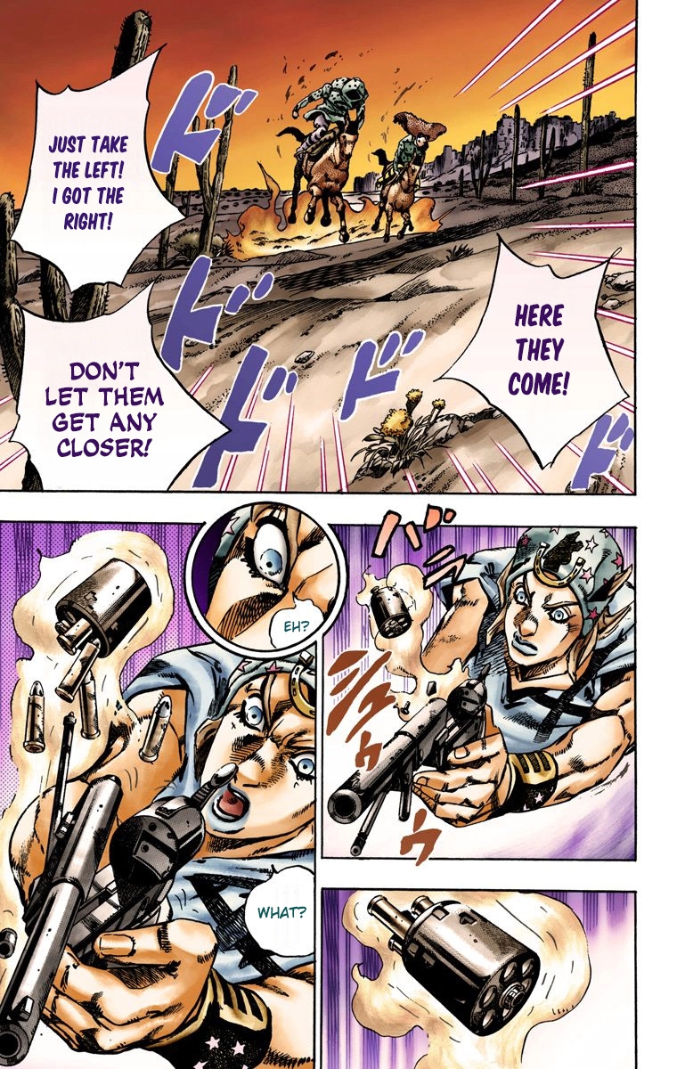 JoJo's Bizarre Adventure Steel Ball Run Colored Manga