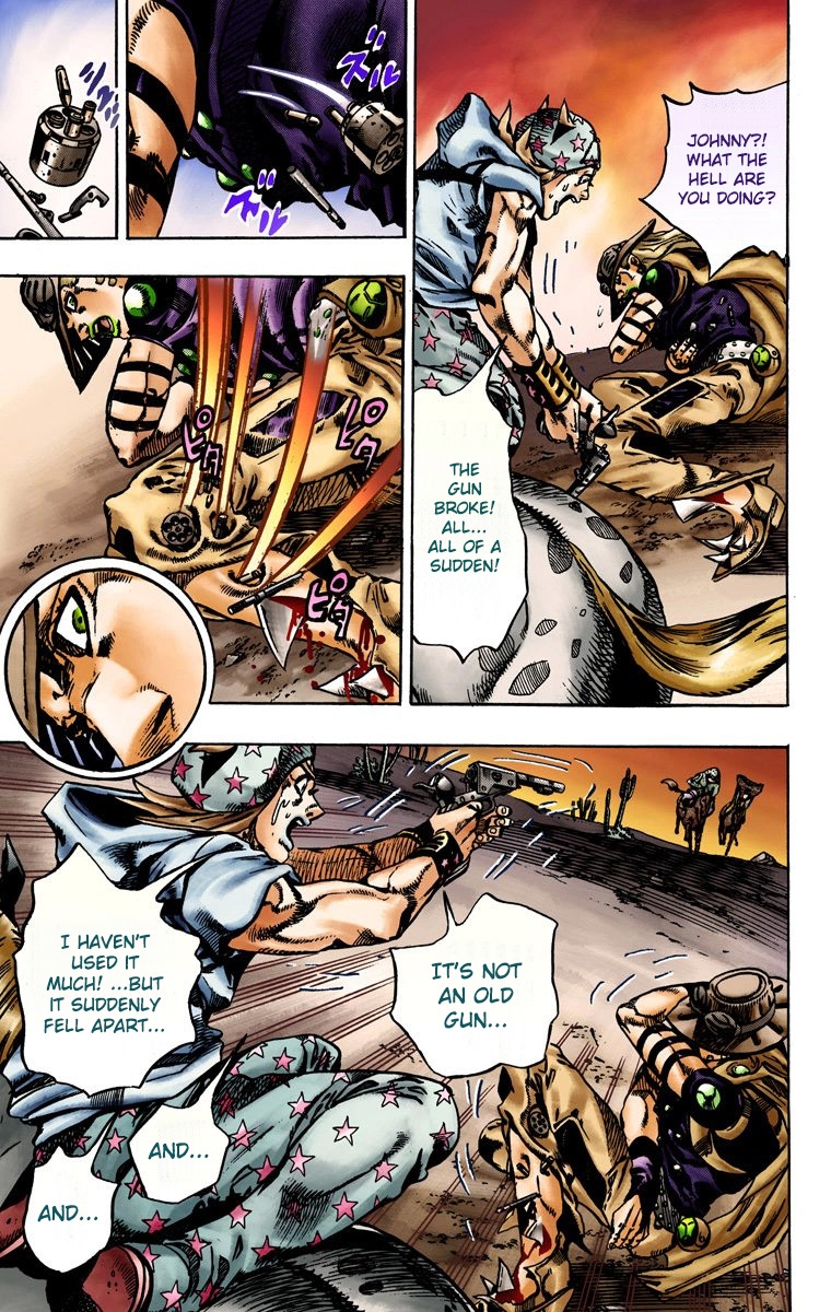 JoJo's Bizarre Adventure Steel Ball Run Colored Manga