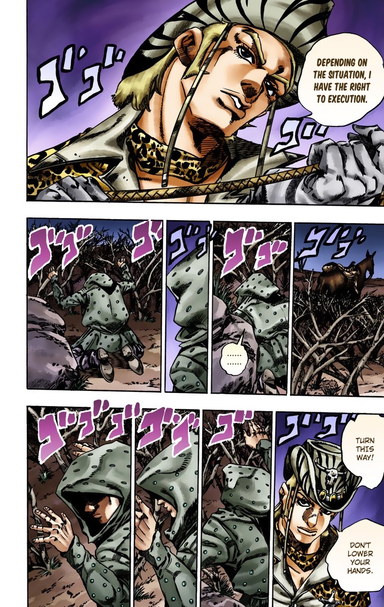 JoJo's Bizarre Adventure Steel Ball Run Colored Manga