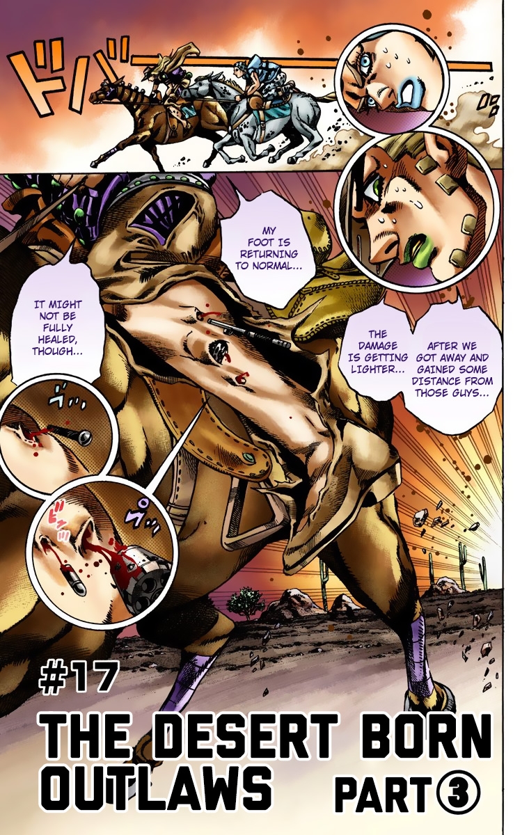 JoJo's Bizarre Adventure Steel Ball Run Colored Manga