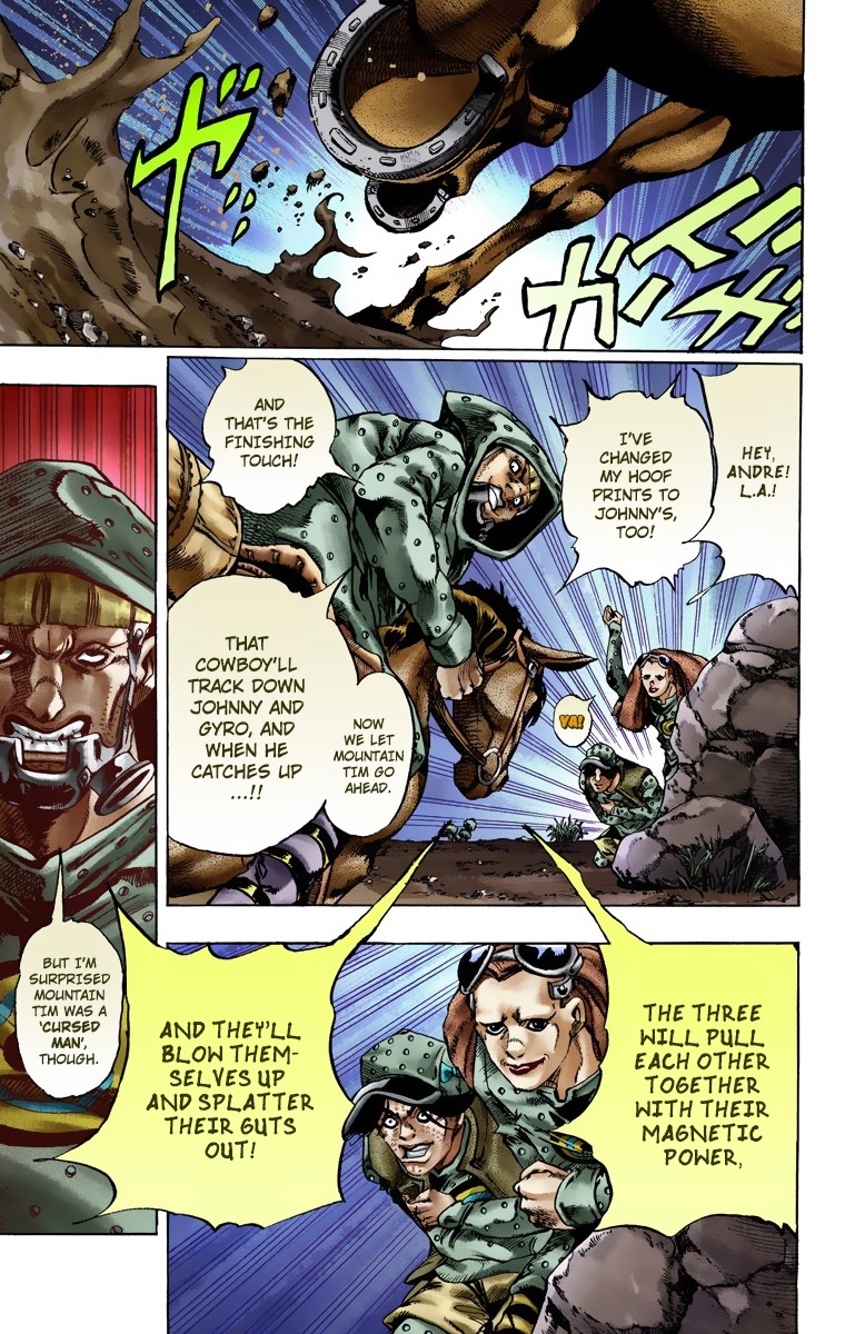 JoJo's Bizarre Adventure Steel Ball Run Colored Manga