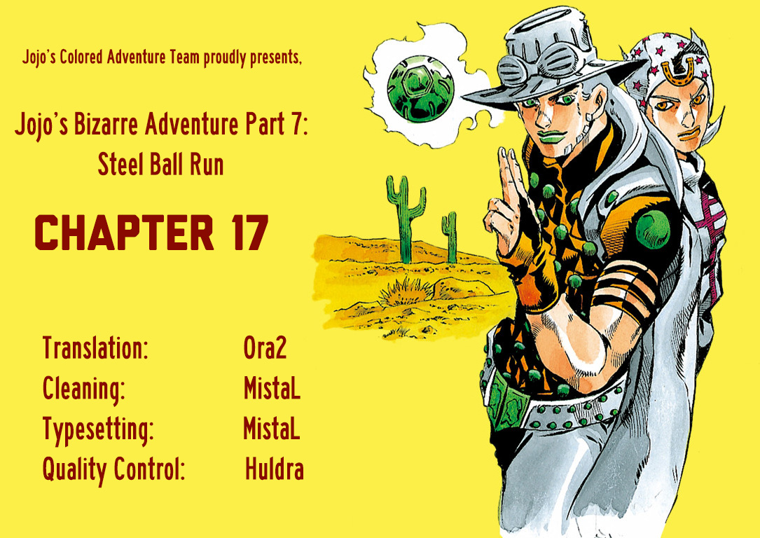 JoJo's Bizarre Adventure Steel Ball Run Colored Manga