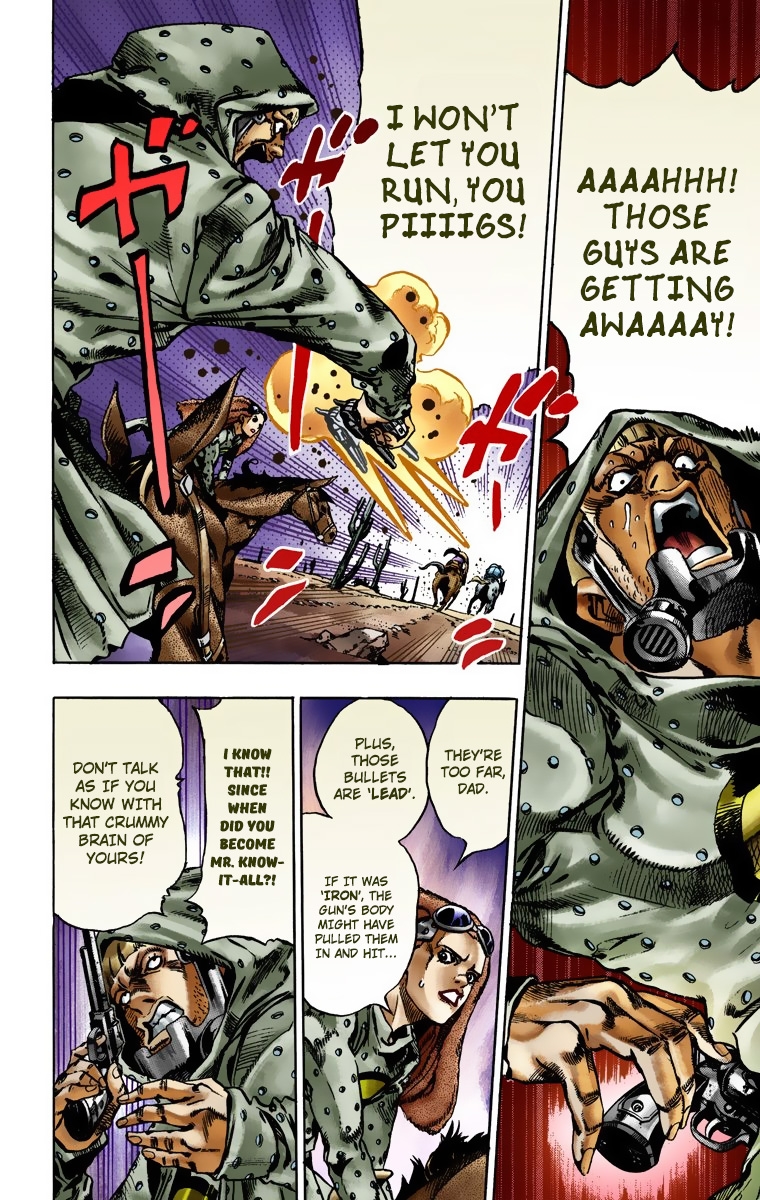 JoJo's Bizarre Adventure Steel Ball Run Colored Manga