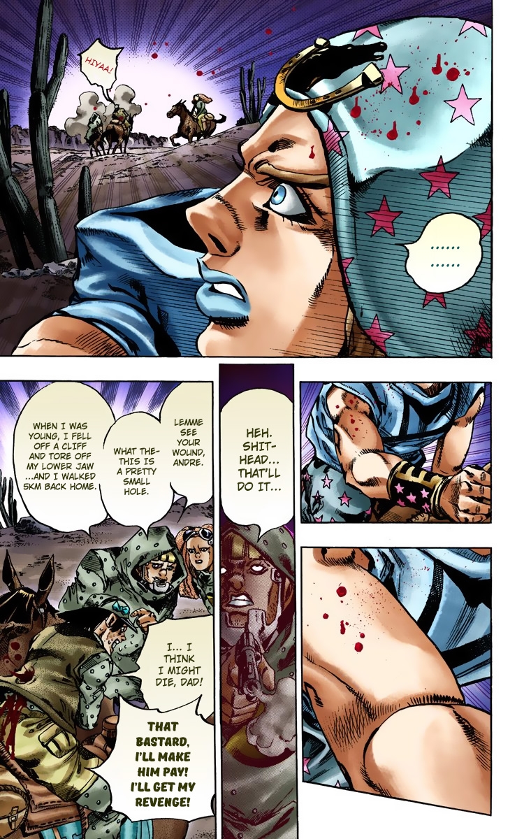 JoJo's Bizarre Adventure Steel Ball Run Colored Manga