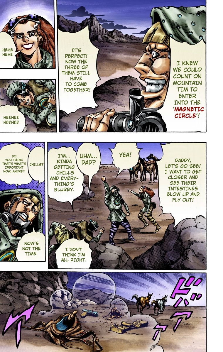 JoJo's Bizarre Adventure Steel Ball Run Colored Manga