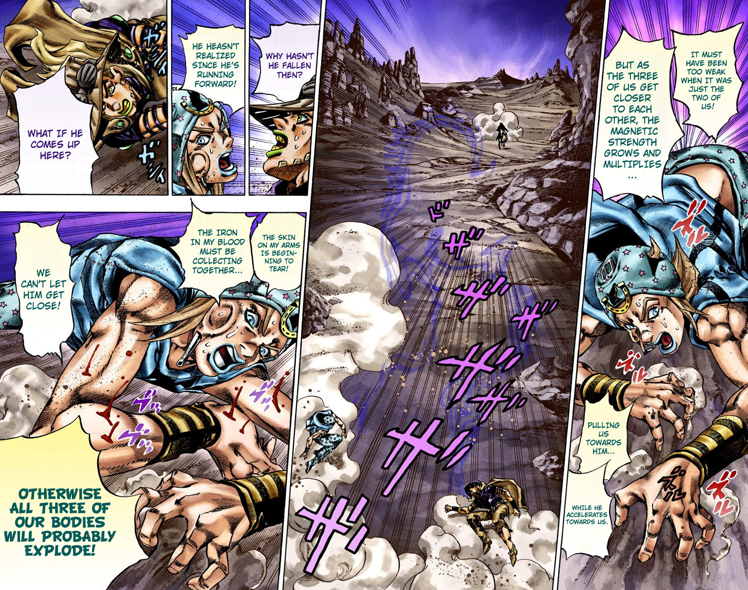 JoJo's Bizarre Adventure Steel Ball Run Colored Manga