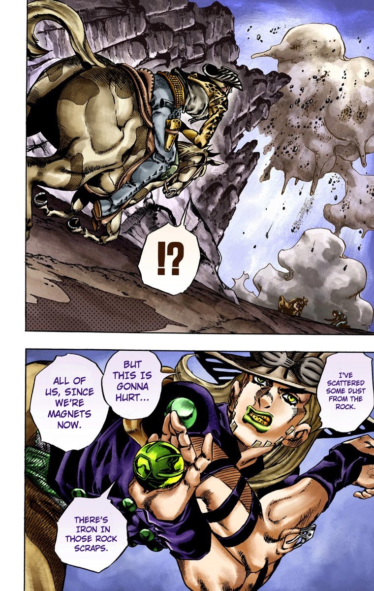 JoJo's Bizarre Adventure Steel Ball Run Colored Manga