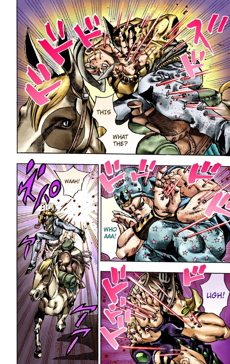 JoJo's Bizarre Adventure Steel Ball Run Colored Manga