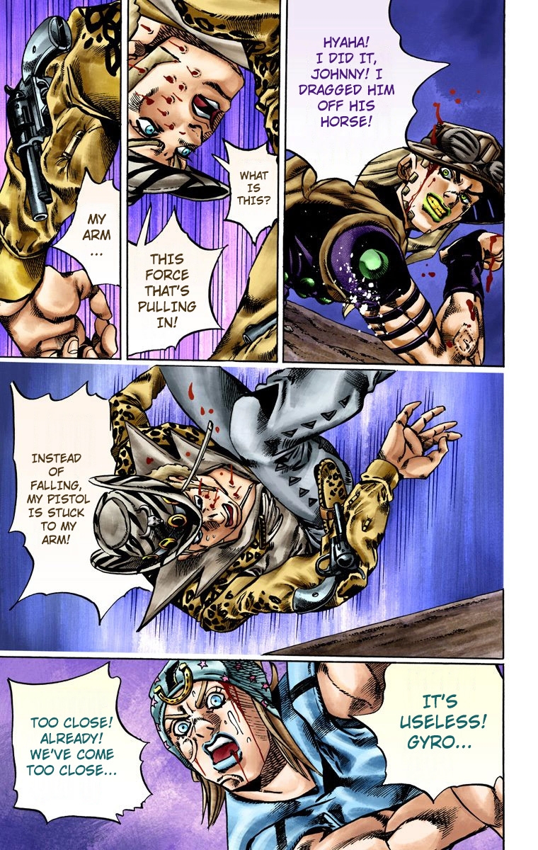 JoJo's Bizarre Adventure Steel Ball Run Colored Manga