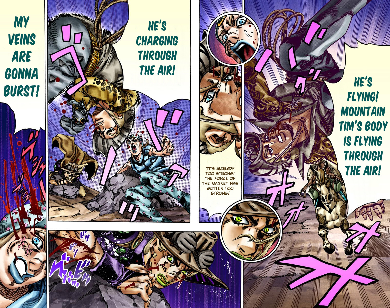JoJo's Bizarre Adventure Steel Ball Run Colored Manga