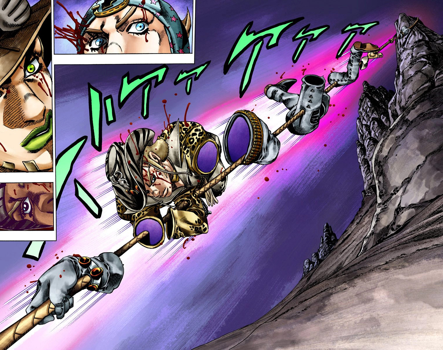 JoJo's Bizarre Adventure Steel Ball Run Colored Manga