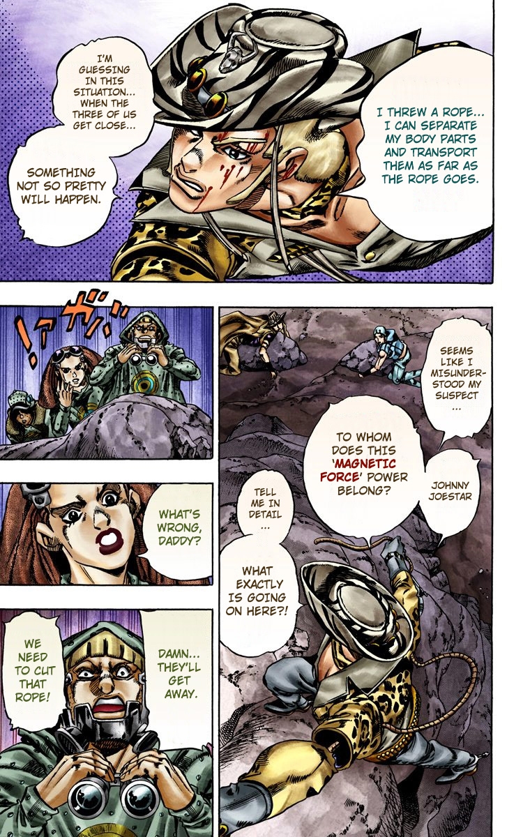 JoJo's Bizarre Adventure Steel Ball Run Colored Manga