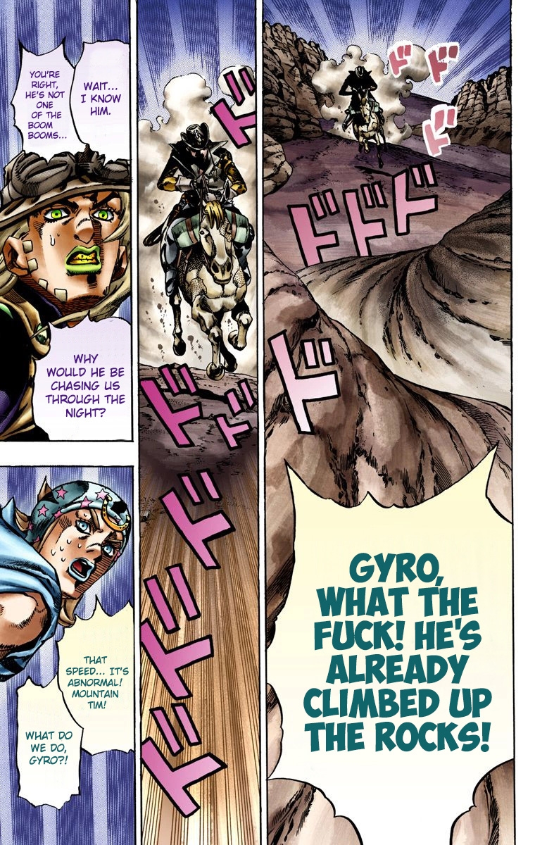 JoJo's Bizarre Adventure Steel Ball Run Colored Manga