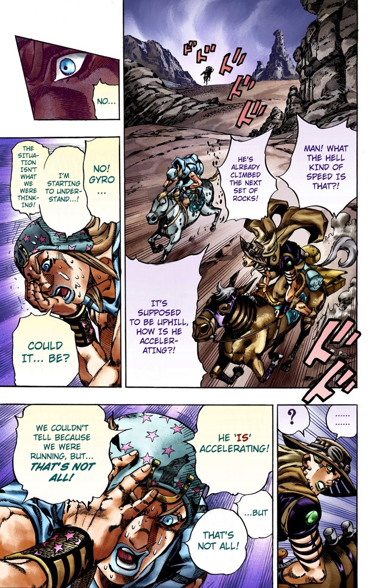 JoJo's Bizarre Adventure Steel Ball Run Colored Manga