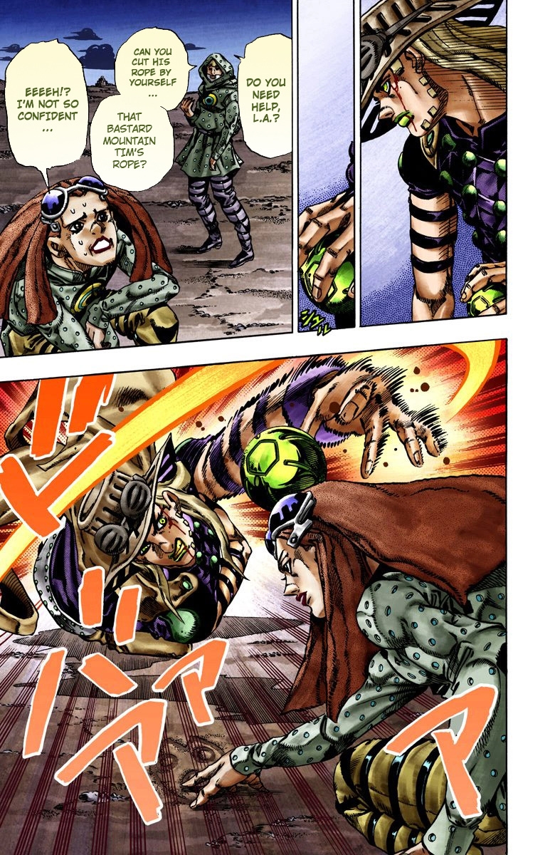 JoJo's Bizarre Adventure Steel Ball Run Colored Manga