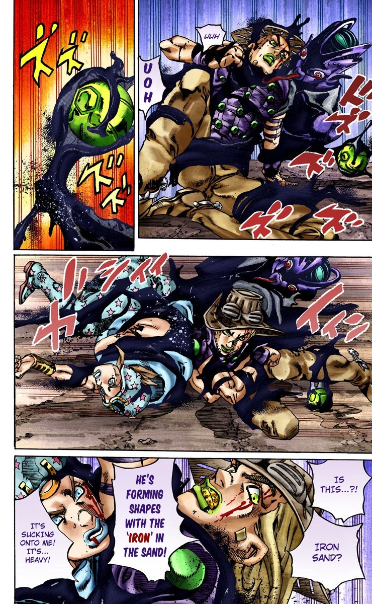 JoJo's Bizarre Adventure Steel Ball Run Colored Manga