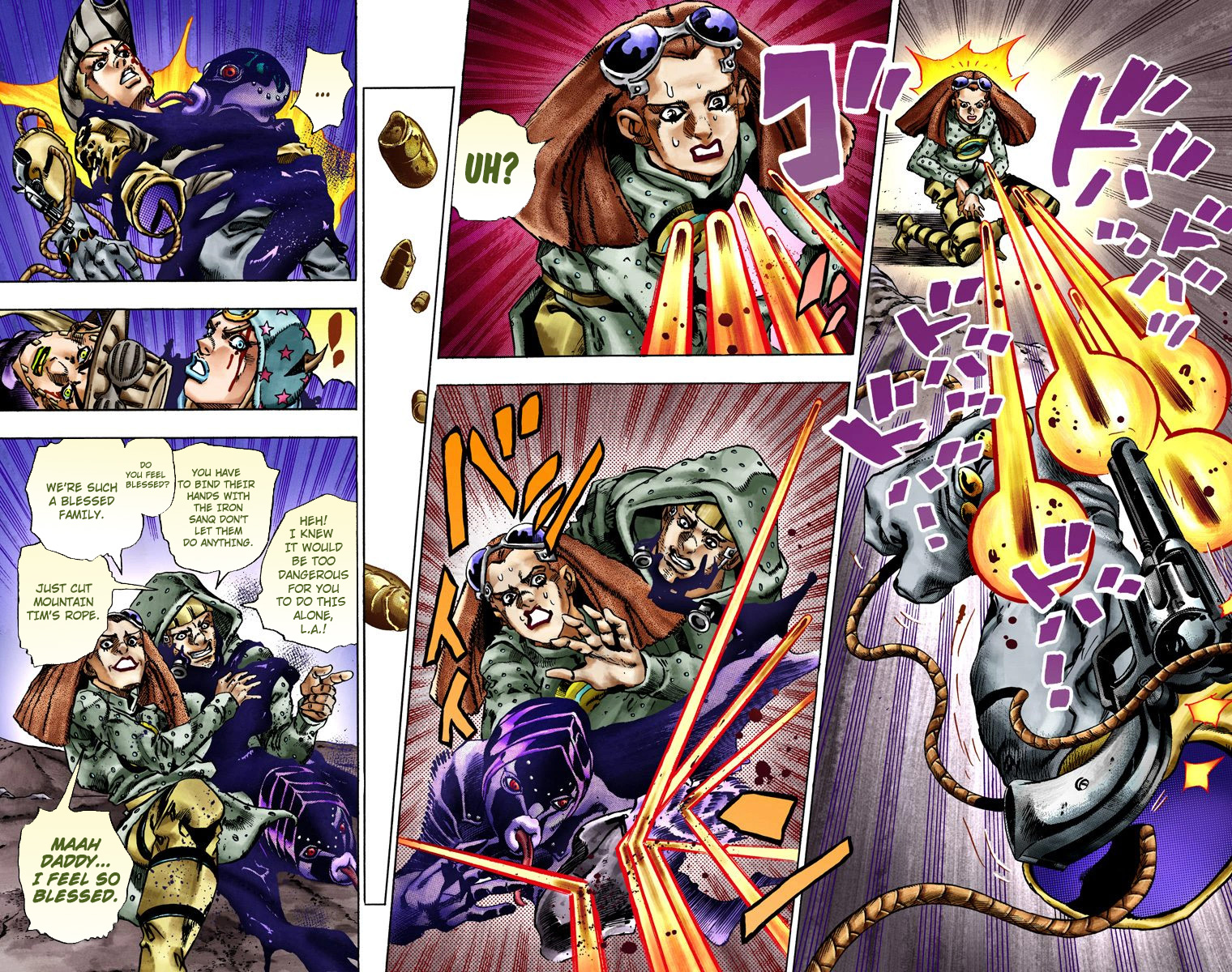 JoJo's Bizarre Adventure Steel Ball Run Colored Manga