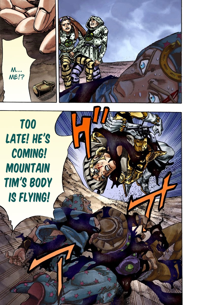 JoJo's Bizarre Adventure Steel Ball Run Colored Manga