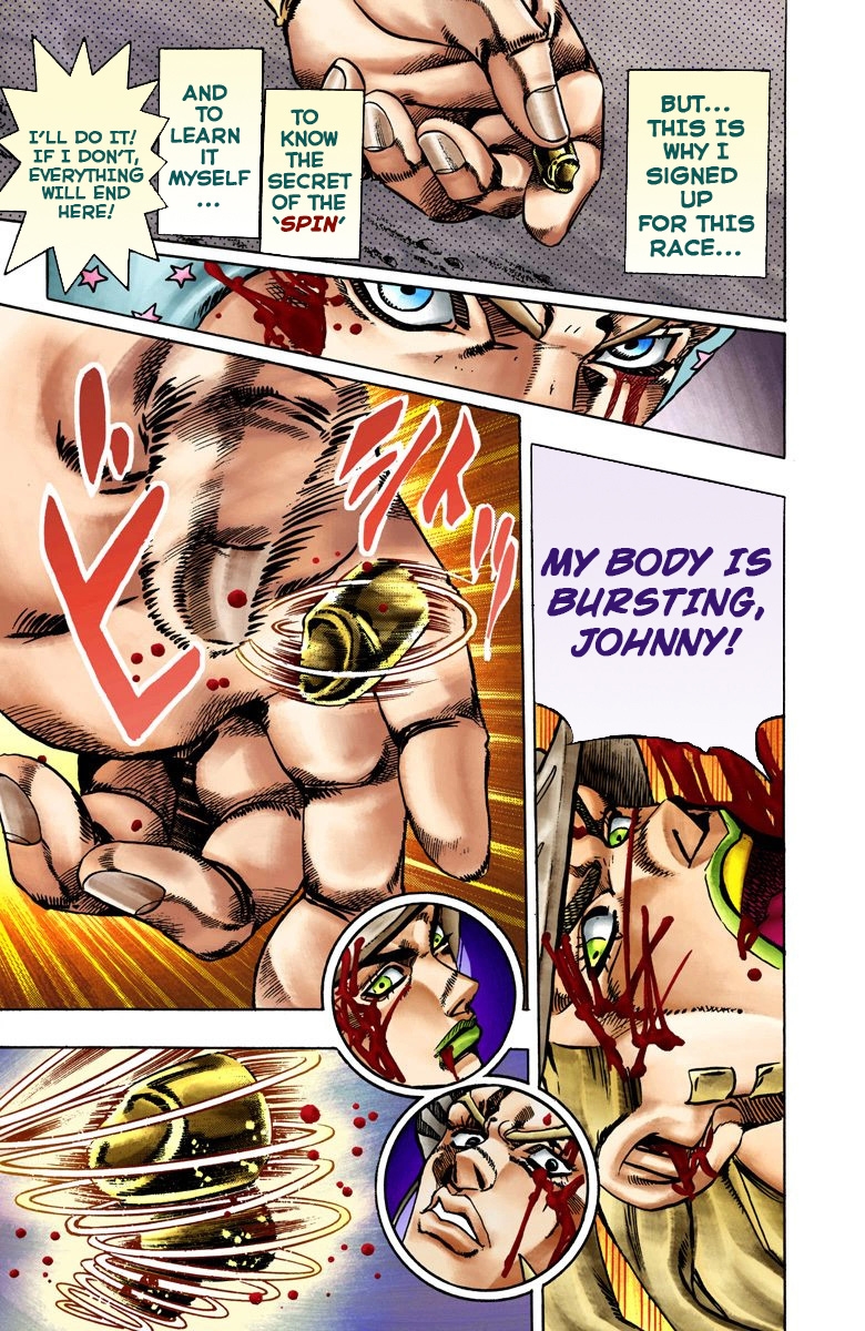 JoJo's Bizarre Adventure Steel Ball Run Colored Manga