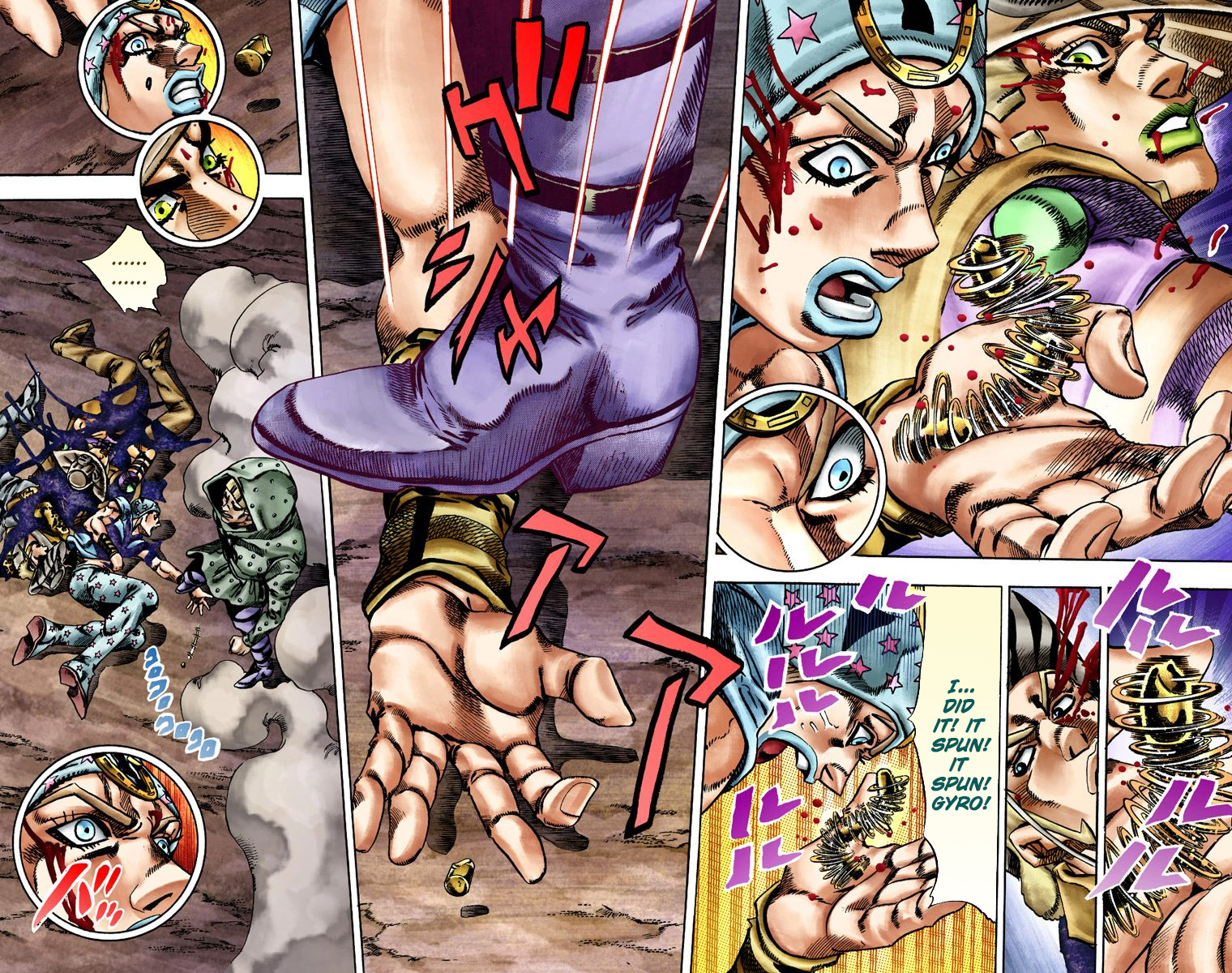 JoJo's Bizarre Adventure Steel Ball Run Colored Manga