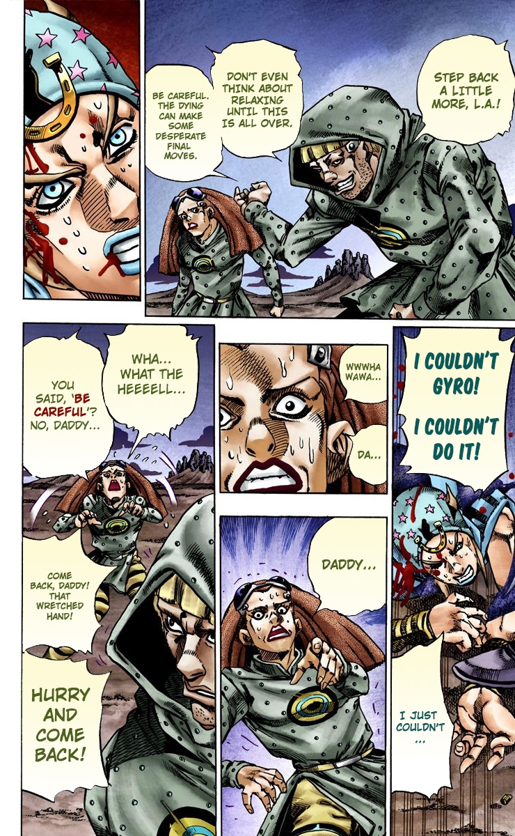 JoJo's Bizarre Adventure Steel Ball Run Colored Manga