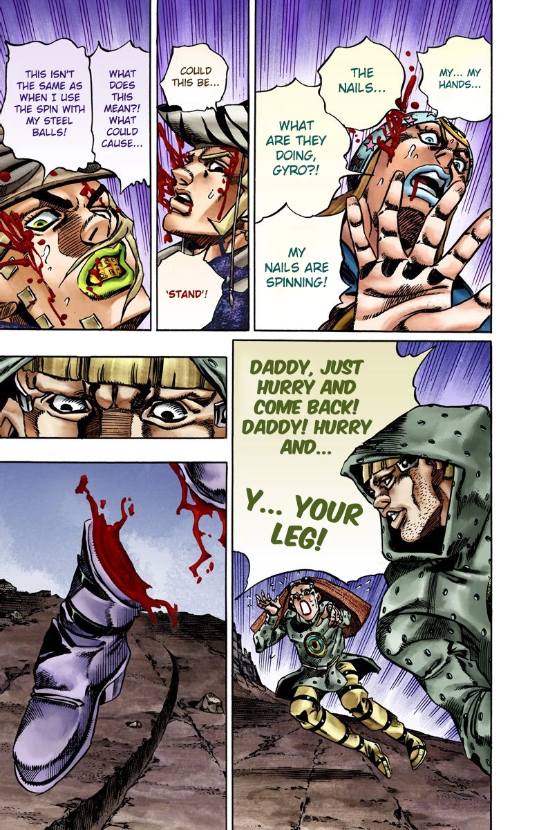 JoJo's Bizarre Adventure Steel Ball Run Colored Manga