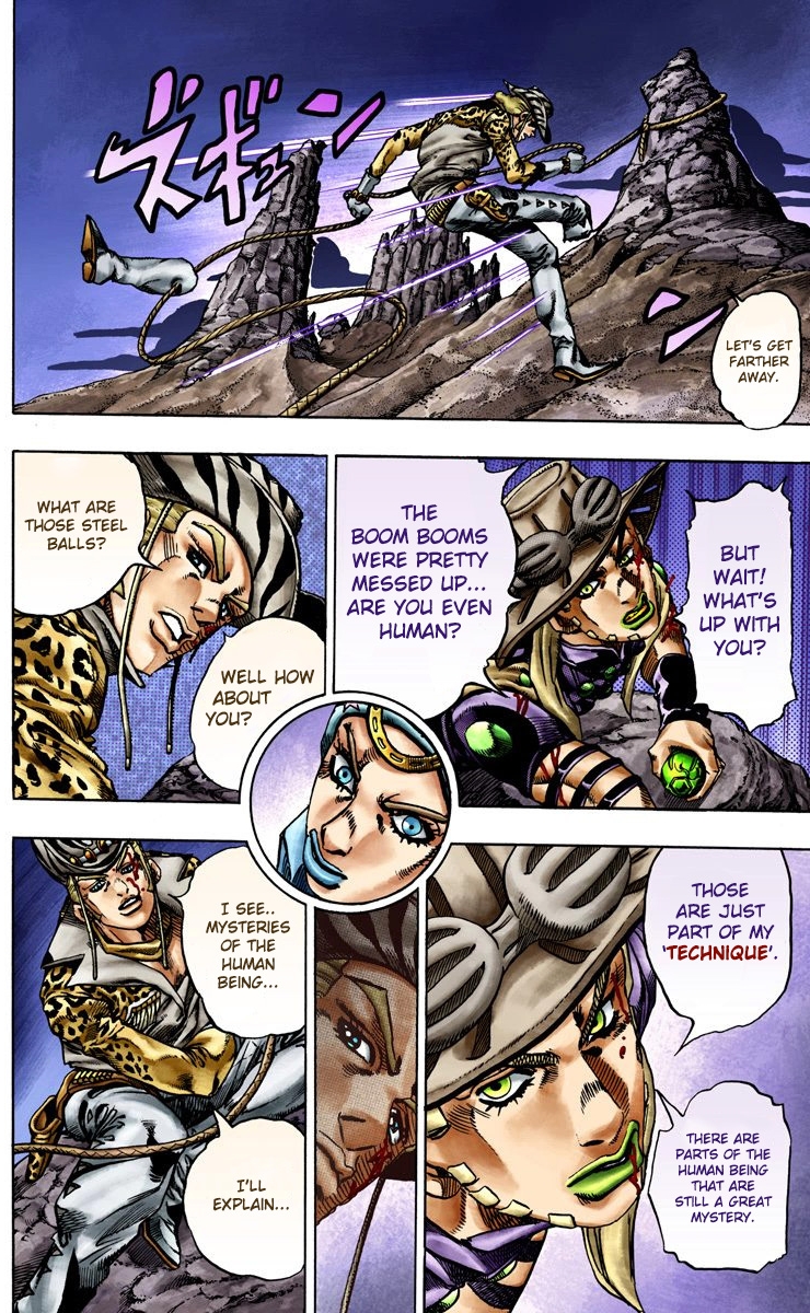 JoJo's Bizarre Adventure Steel Ball Run Colored Manga