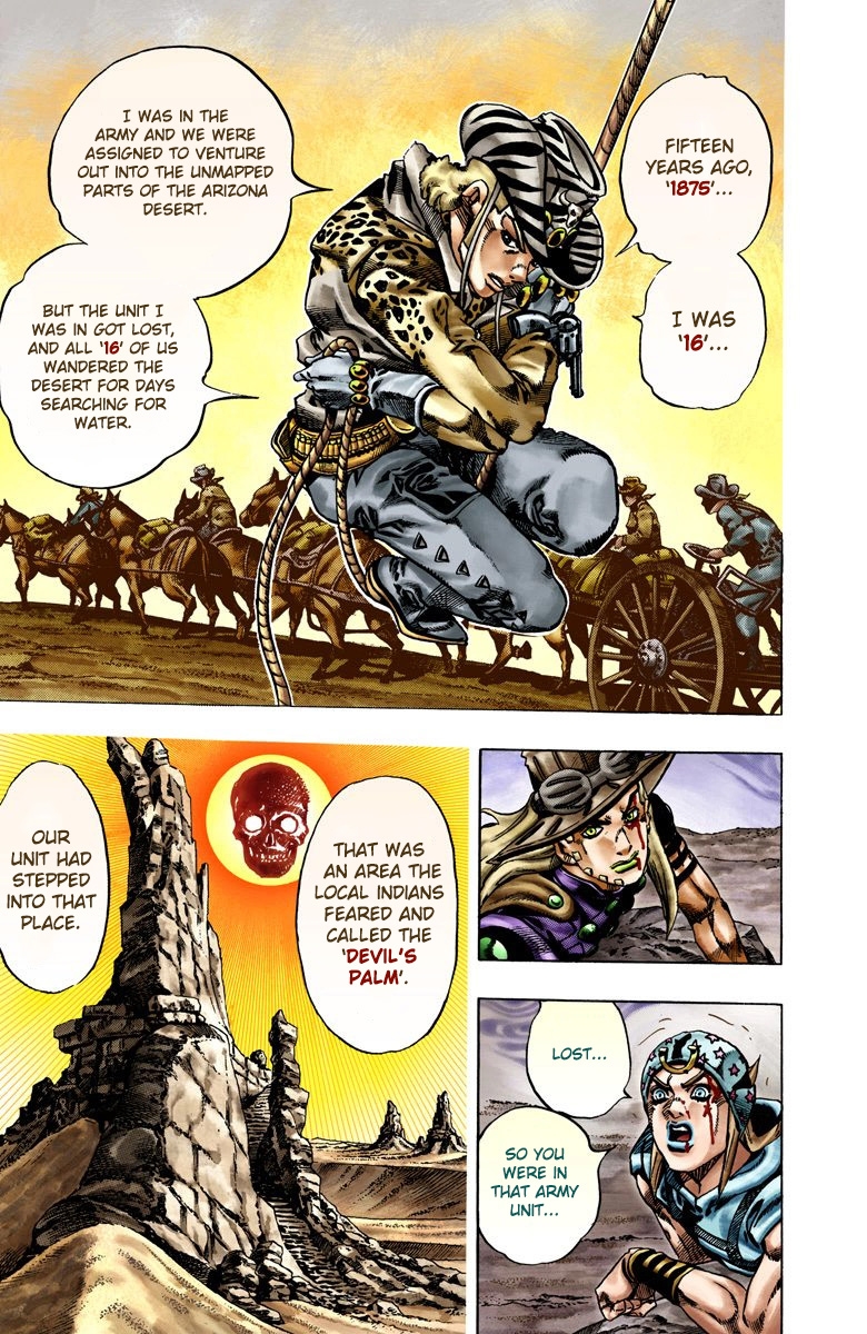 JoJo's Bizarre Adventure Steel Ball Run Colored Manga