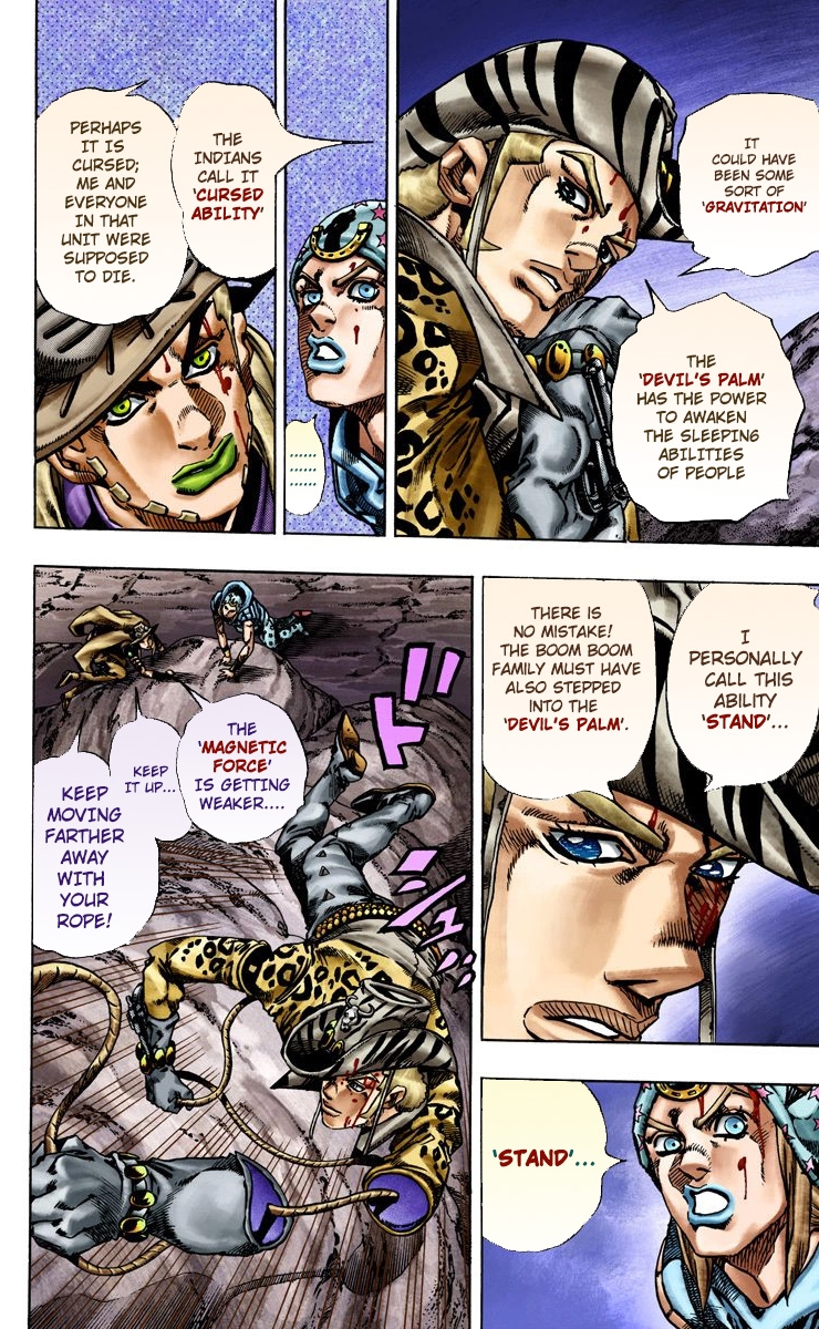 JoJo's Bizarre Adventure Steel Ball Run Colored Manga