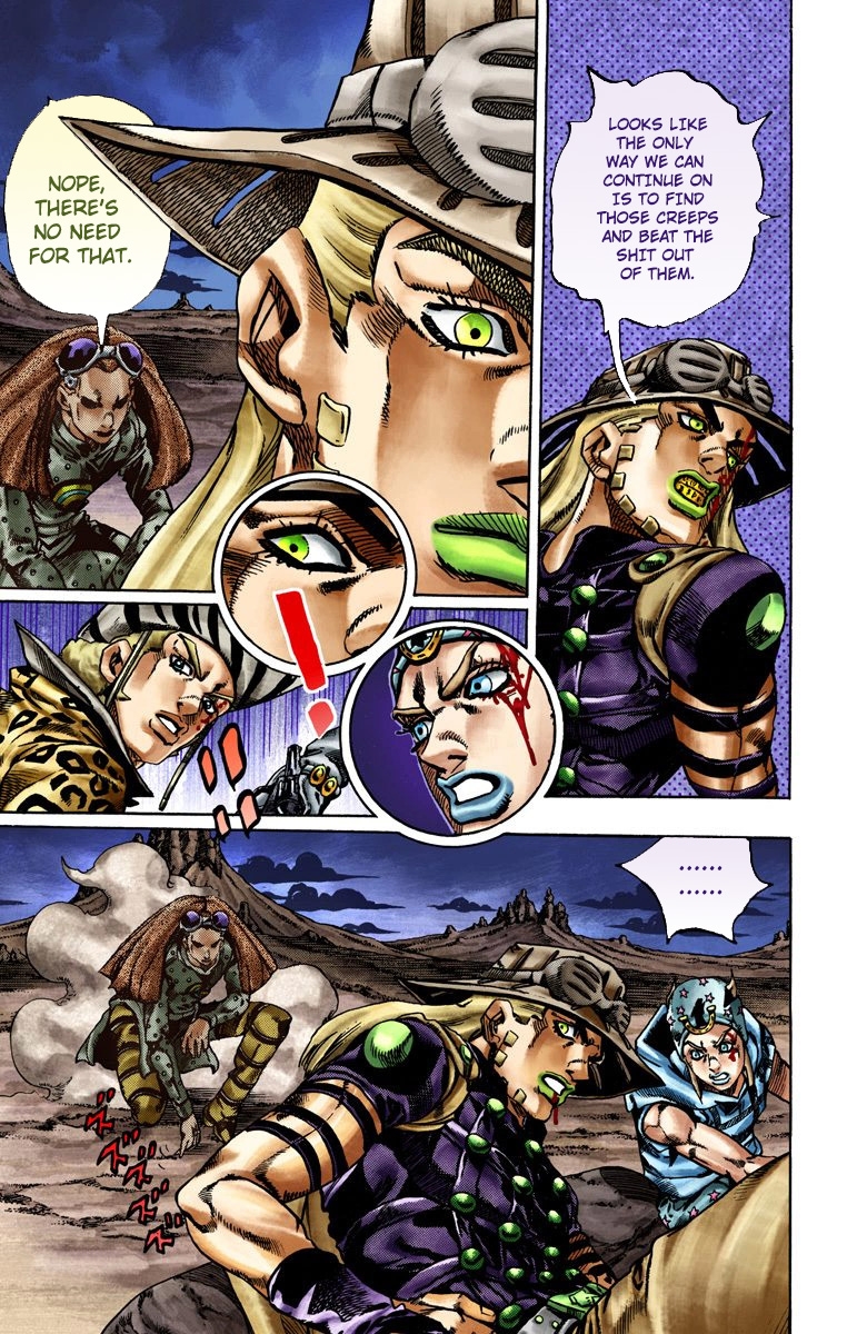 JoJo's Bizarre Adventure Steel Ball Run Colored Manga