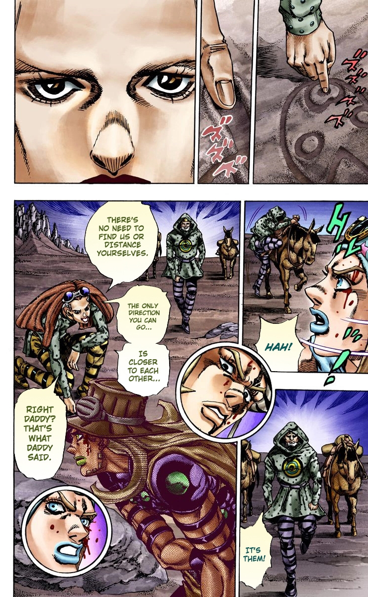 JoJo's Bizarre Adventure Steel Ball Run Colored Manga