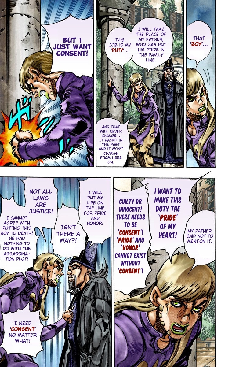 JoJo's Bizarre Adventure Steel Ball Run Colored Manga