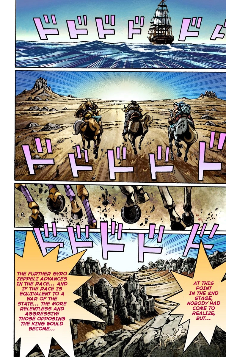 JoJo's Bizarre Adventure Steel Ball Run Colored Manga