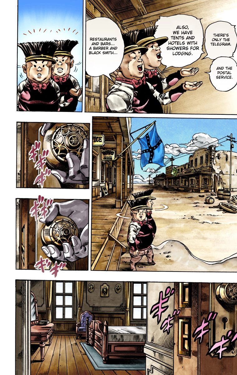 JoJo's Bizarre Adventure Steel Ball Run Colored Manga