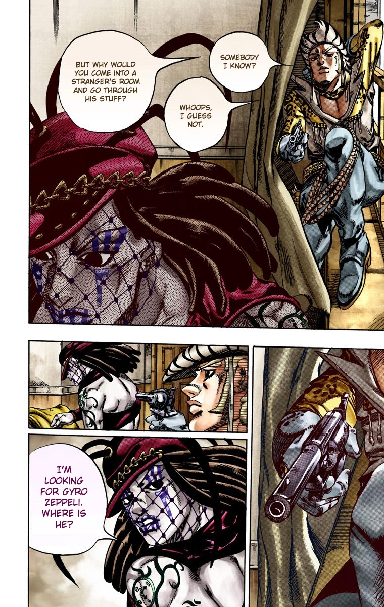JoJo's Bizarre Adventure Steel Ball Run Colored Manga