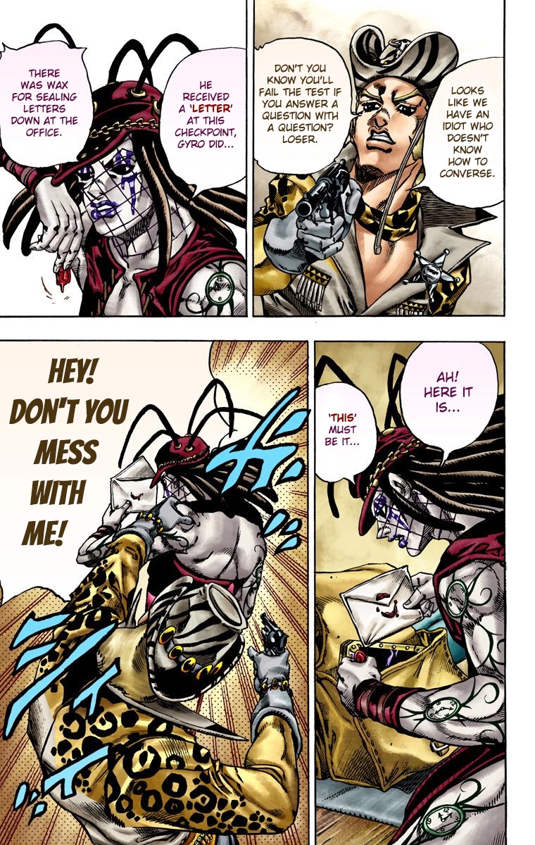JoJo's Bizarre Adventure Steel Ball Run Colored Manga