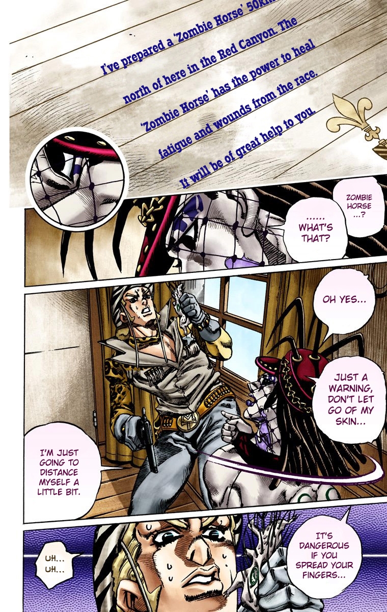 JoJo's Bizarre Adventure Steel Ball Run Colored Manga