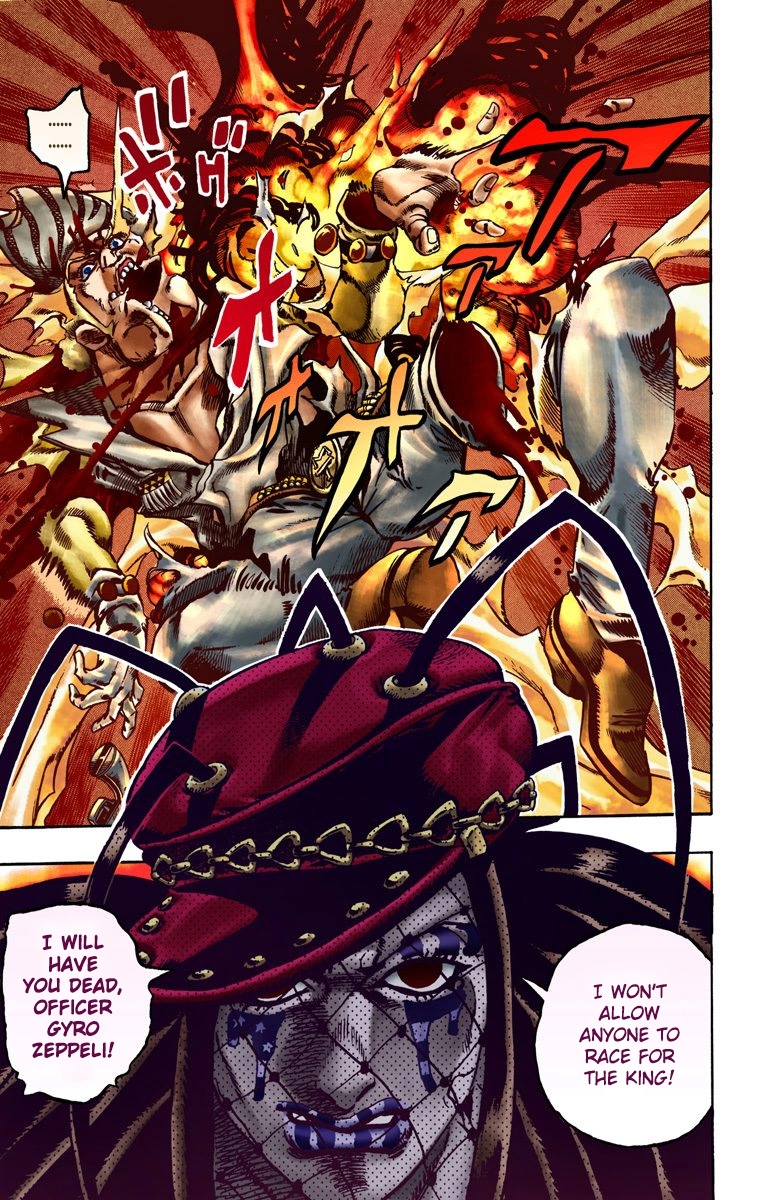 JoJo's Bizarre Adventure Steel Ball Run Colored Manga