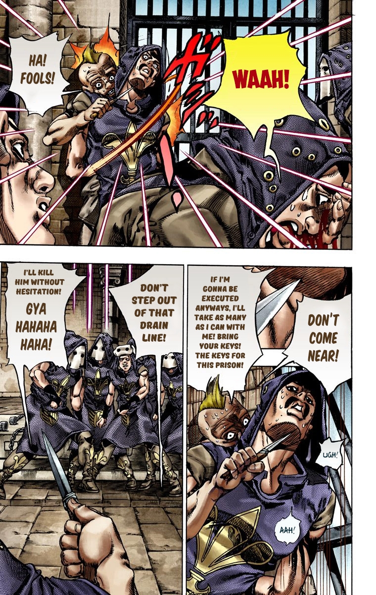 JoJo's Bizarre Adventure Steel Ball Run Colored Manga